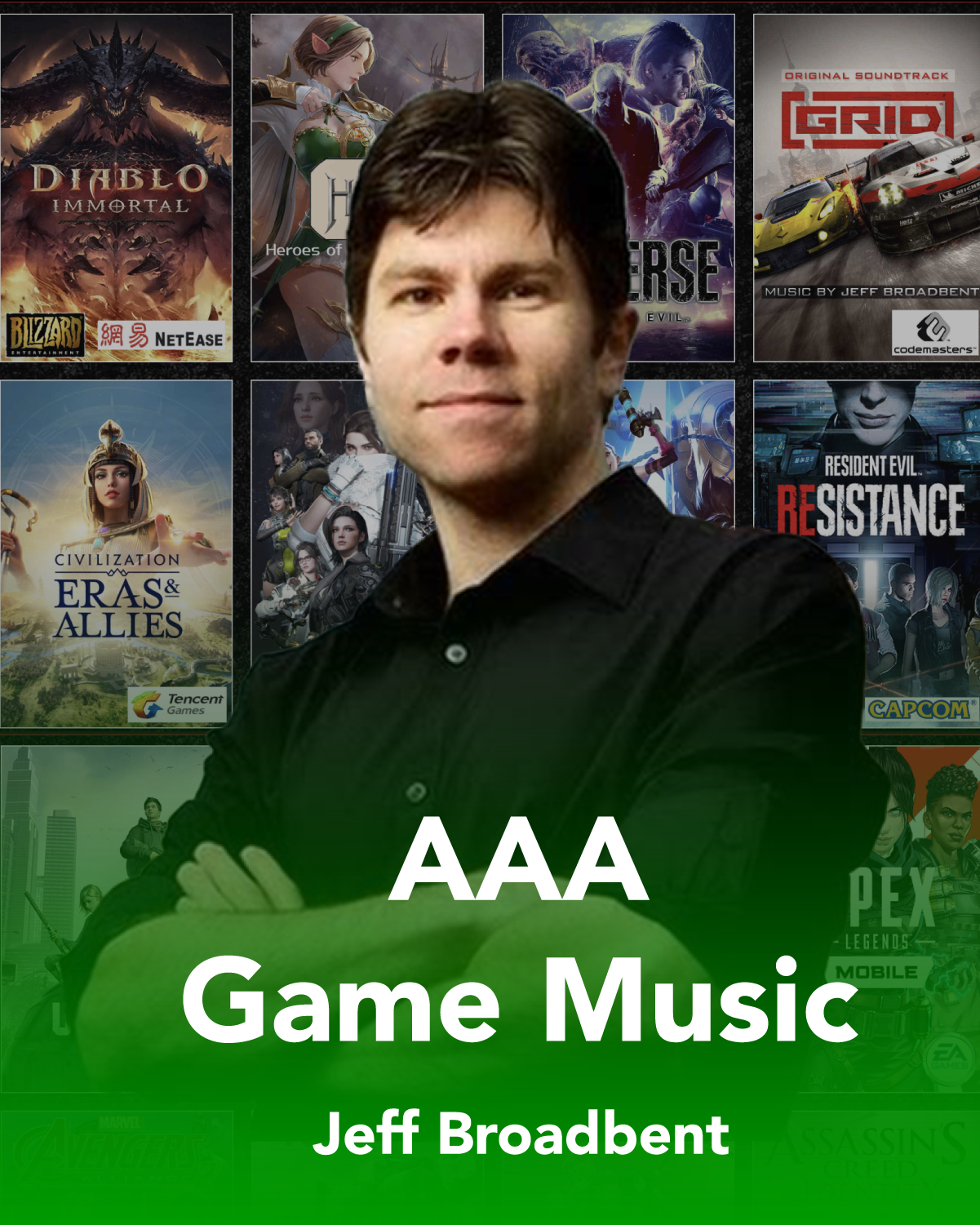 Jeff Broadbent, AAA game composer