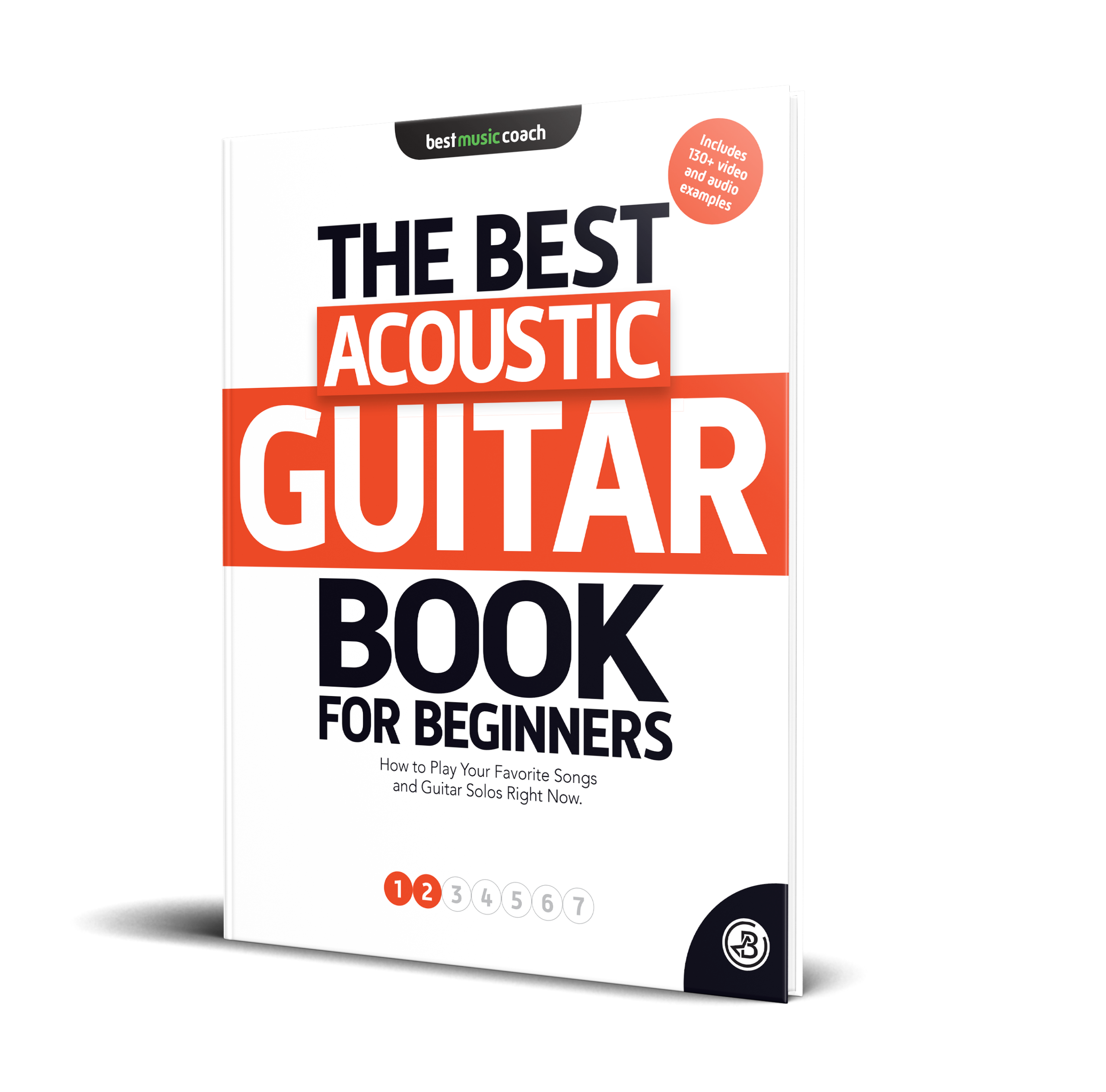 The Best Acoustic Guitar Book for Beginners 1 + 2 cover