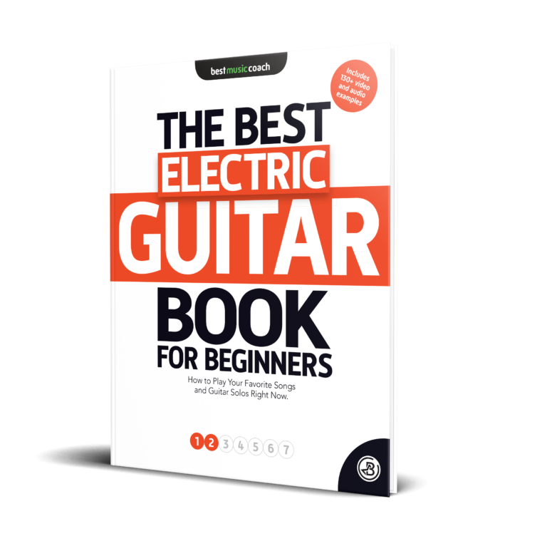 The Best Electric Guitar Book for Beginners 1 + 2 cover