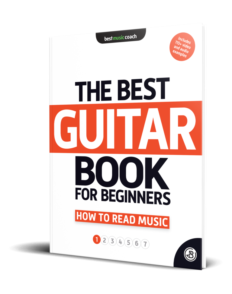 The Best Guitar Book for Beginners: How to Read Music 1 cover
