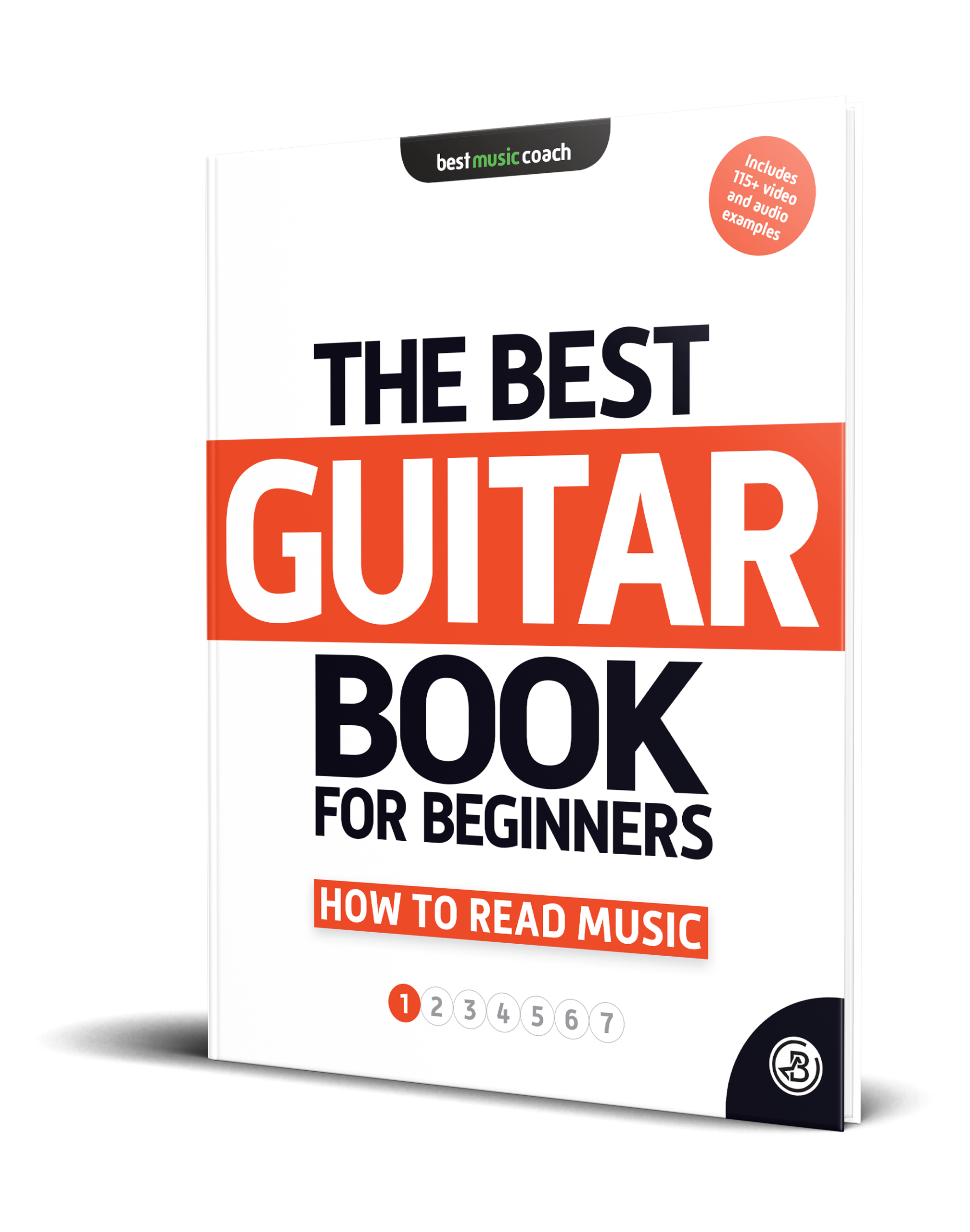 The Best Guitar Book for Beginners: How to Read Music 1 cover